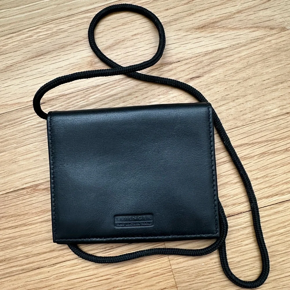 Professional Office Conference Men’s Levenger Black Card/ID Holder Organizer